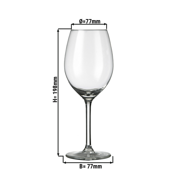(6 komada) Čaša za vino - ESPRIT - 320 ml - Prozirna 