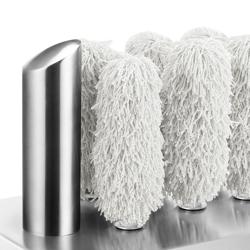 Polisseuse à verres professionnelle - 2,62kW - avec soufflerie d’air chaud & 8 rouleaux rotatifs