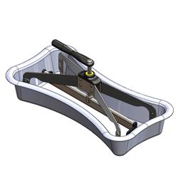 Saladette - 1210x700mm - 1 deur + 2 lades - voor 9x GN 1/6 - incl. crêpesapparaat, deegverdeler & houten spatel