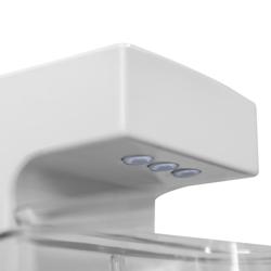 Profissional Máquina de granizados - 2x 10L - 670W - Branco