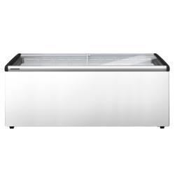LIEBHERR commercial chest freezer - 457 litres - with sliding glass lid - white