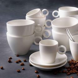 (6 pièces) BART – Tasse à café – 170 ml – Ivoire