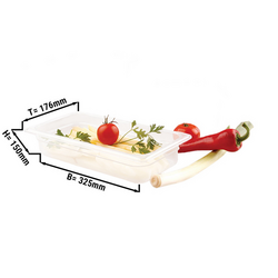 Polypropylene GN 1/3 container - semi-transparent - Height: 150mm