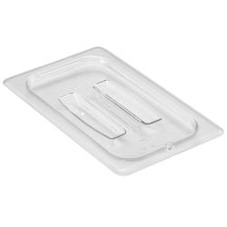 (6 piezas) CAMBRO | Camwear® policarbonato GN tapa 1/4 - con asa - transparente