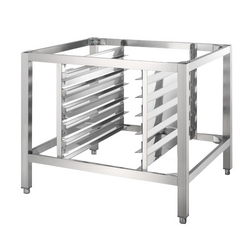 Bakkerij elektrische combisteamer - Digitaal - 5x EN 80x40 - incl. onderstel, bakplaathouder & wassysteem