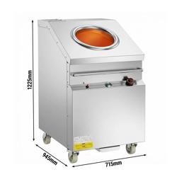 Cuptor Tandoori pe gaz 715х 1225 mm (din oţel de o calitate superioară) 