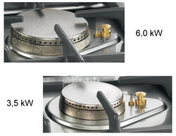 Gasherd - 19 kW - 4 Brenner