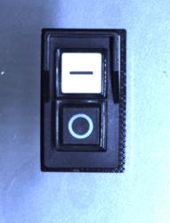 Interruptor E/S negro/blanco