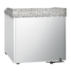 Saladetă / masă rece  PREMIUM - 0,9 x 0,7 m - cu 1 ușă, 2 sertare și blat din granit