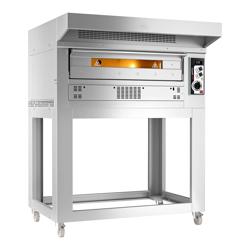 Commercial Gas Pizza Oven 1 Chamber – 9×Ø33 cm pizzas - Hood & Stainless Stand incl. - Heat‑reflective window - 20 kW - Made in Italy