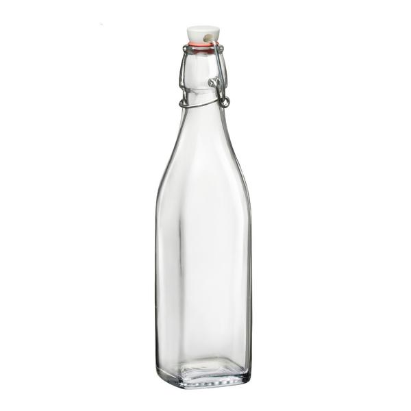 (12 sztuk) Szklana butelka Bormioli Rocco – DUBLIN – z zamknięciem na zatrzask – 500 ml