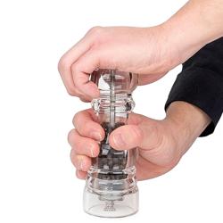 PEUGEOT | NANCY Pepper Mill Grinder – Acrylic - 18 cm - 2-Stage SS Mechanism