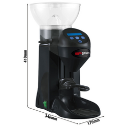 Kahvimylly - 1kg - 77dB - Automaattisella annostelulla - Musta