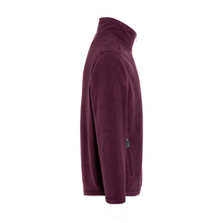 KARLOWSKY | Arbetskläder för män -Fleecejacka Warm-Up - Aubergine - Storlek: 3XL