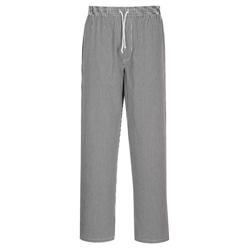 (5 peças) Calças de Cozinha Bromley - (quadrados, Preto e Branco)- Tamanho: 4XL