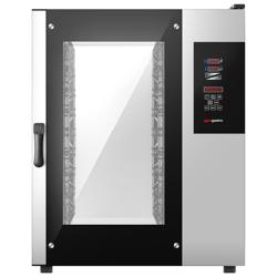 Forno combinato a vapore per panificazione-Elettrico-Forno combinato a vapore - Touch screen - 10x EN 600x400 - incl. Carrello portavassoi