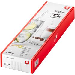 ZWILLING | Sorrento Glass Straw Set – 4x straws + brush - borosilicate - hot & cold