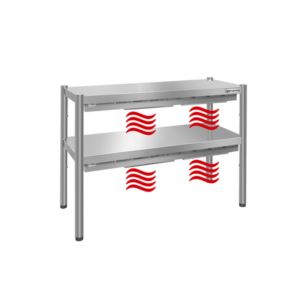 Mostek cieplny PREMIUM - 1000x370mm - z 2 piętrami - wysokość: 725mm