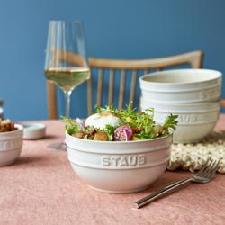 STAUB | CERAMIQUE - Set posudica - 2 komada - Keramika - Bijela slonovača 