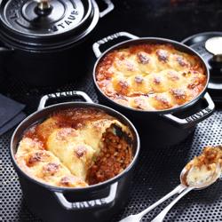 STAUB | LA COCOTTE - طنجرة كوكوت - بقطر 120 مم - حديد زهر - أسود