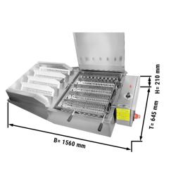 Elektrische donut friteuse / frituurpan - Capaciteit: 240 stuks/uur