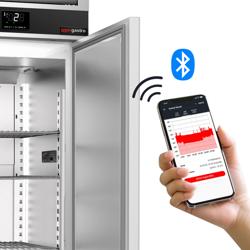 Bluetooth app-bediening & temperatuurregistratie voor koel- en vriesapparatuur - met GGM Thermometer app - met temperatuuralarm