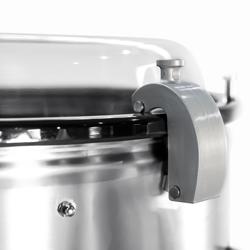 Maşină de curăţat cartofi - 600 kg/h - 1,5 kW - 400 volți - incl. Tăietor electric de cartofi