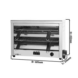 Salamandre électrique PRO - Quartz infrarouge - 4,5kW - 230V - 2 étage(s)
