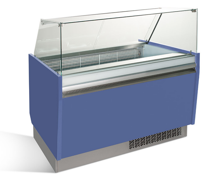 Dondurma Tezgahı LIAM- 1310mm - Statik - 10+10x5 Litre Dondurma Kabı için - Mavi