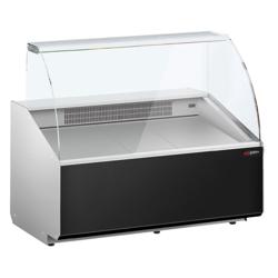 Koeltoonbank - 1256x979mm - 262 liter - front zwart