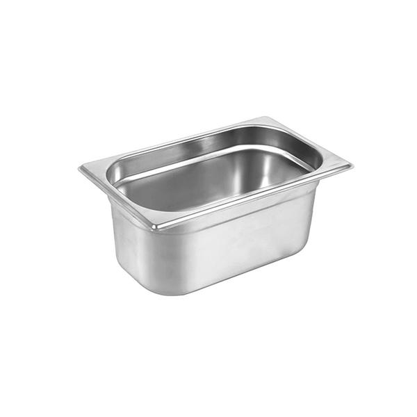 Conteneur GN 1/4 en inox - Hauteur : 150 mm         