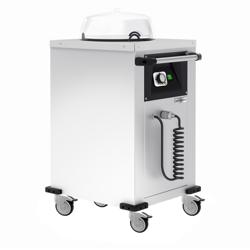 Distribuitor farfurii - încălzit - 1 kW - cu roți - 50 farfurii - Ø240-290 mm