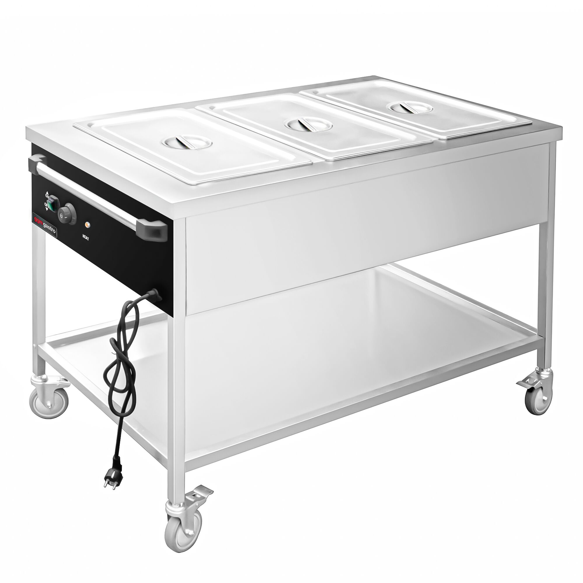 Термотележка Водяная  баня  (Bain-marie) - 3x GN 1/1
