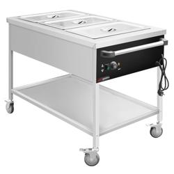 Bain-Marie termovagn - 3x GN 1/1