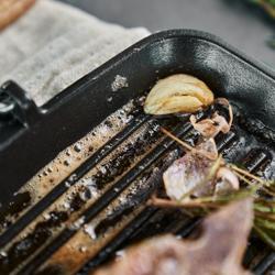 STAUB | GRILL PANS - Padella per grigliare - 240x240mm - Ghisa - Nero