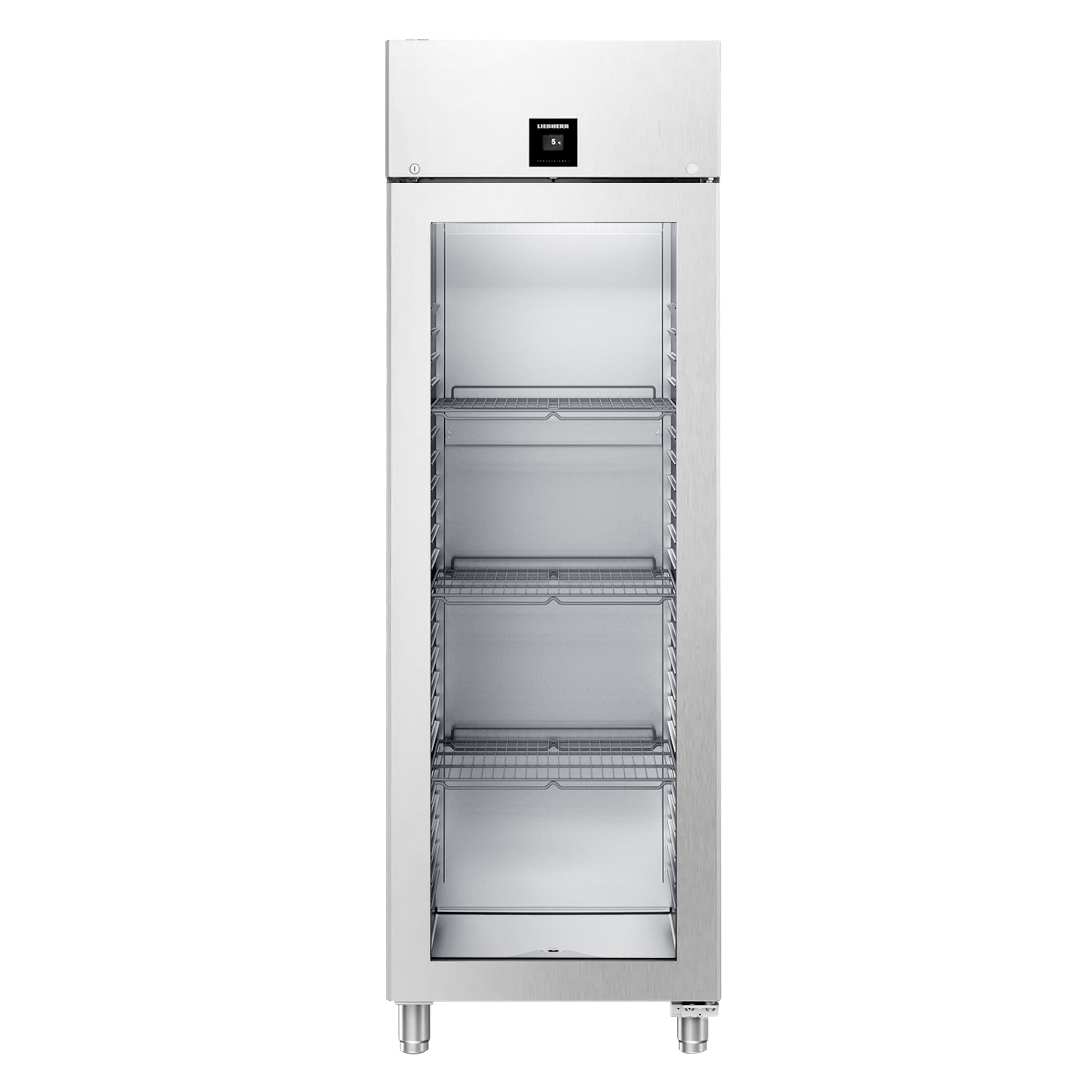 LIEBHERR | Réfrigérateur en inox PERFORMANCE - 625 litres - GN 2/1 - Intérieur en İnox - avec 1 porte en verre       