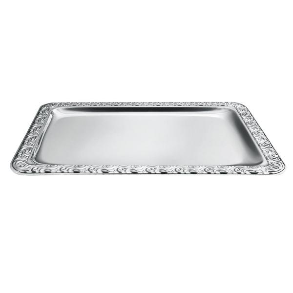 Servírovací podnos - Nerezová ocel - 350x240 mm - Výška: 7 mm - bez úchytů