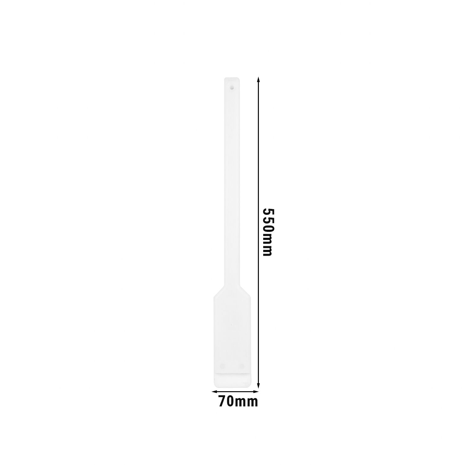 Maryse - Polyéthylène (PE) - Longueur : 550mm - Blanc