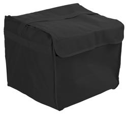 Pizzalaukku - olkahihna - 8 pizzalaatikkoa - 37x37 cm - musta