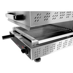 Forno elettrico per pita/salamandra SPECIALE - 3 kW - 220 Volt - elementi riscaldanti regolabili in altezza