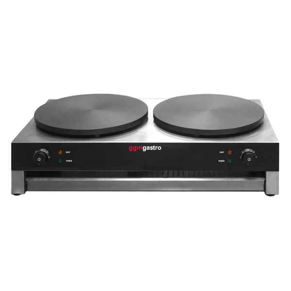 Pannenkoekenmaker - met 2 platen - Ø 400mm