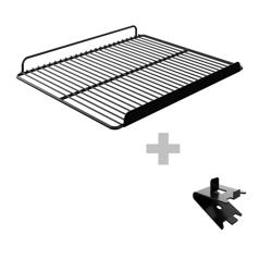 Grille de support - plastifiée - 340x276x30mm - Noir - incl. 4 Clips support RH-GK175US - pour GK175US