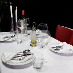 (30 Stück) Damast Tischdecke Porto - glatt Satin - 130 x 190 cm - Weiß