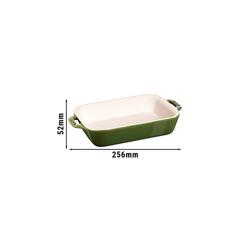 STAUB | CERAMIQUE - Ovenschaal - 200x160mm - Keramiek - Basilicumgroen