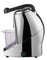 Spremiagrumi elettrico professionale - 570W - con leva, microinterruttore & setaccio/vasca estraibile - Argento