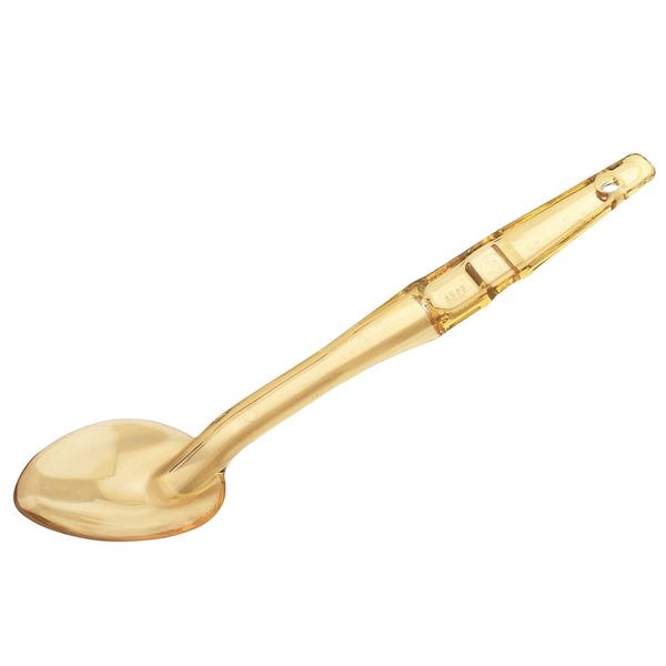 (12 pieces) CAMBRO | CAMTENSIL High-Heat Long-Handled Spoon – 330 mm – Amber – -40 to 148°C