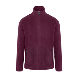 KARLOWSKY | Arbetskläder för män -Fleecejacka Warm-Up - Aubergine - Storlek: 3XL