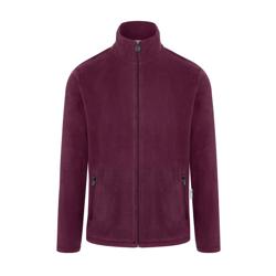 KARLOWSKY | Herren Workwear Fleecejacke Warm-Up - Aubergine - Größe: M