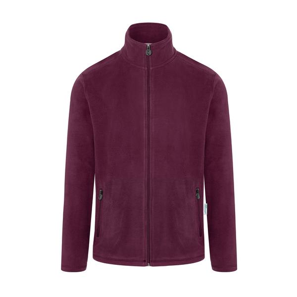 KARLOWSKY | Men's Work Fleece Jacket – Aubergine - XXL - Recycled Polyester - 60°C Washable