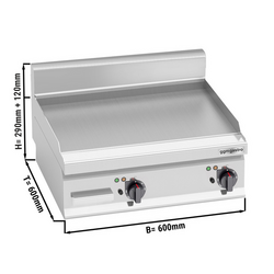 Elektrisk stegeplade - glat (8 kW)